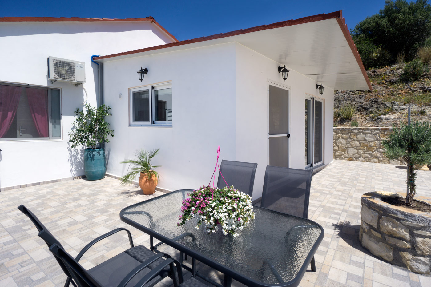 Villa Iris - Georgioupolis Villas Levanda avskild villa privat pool panoramautsikt över Kreta